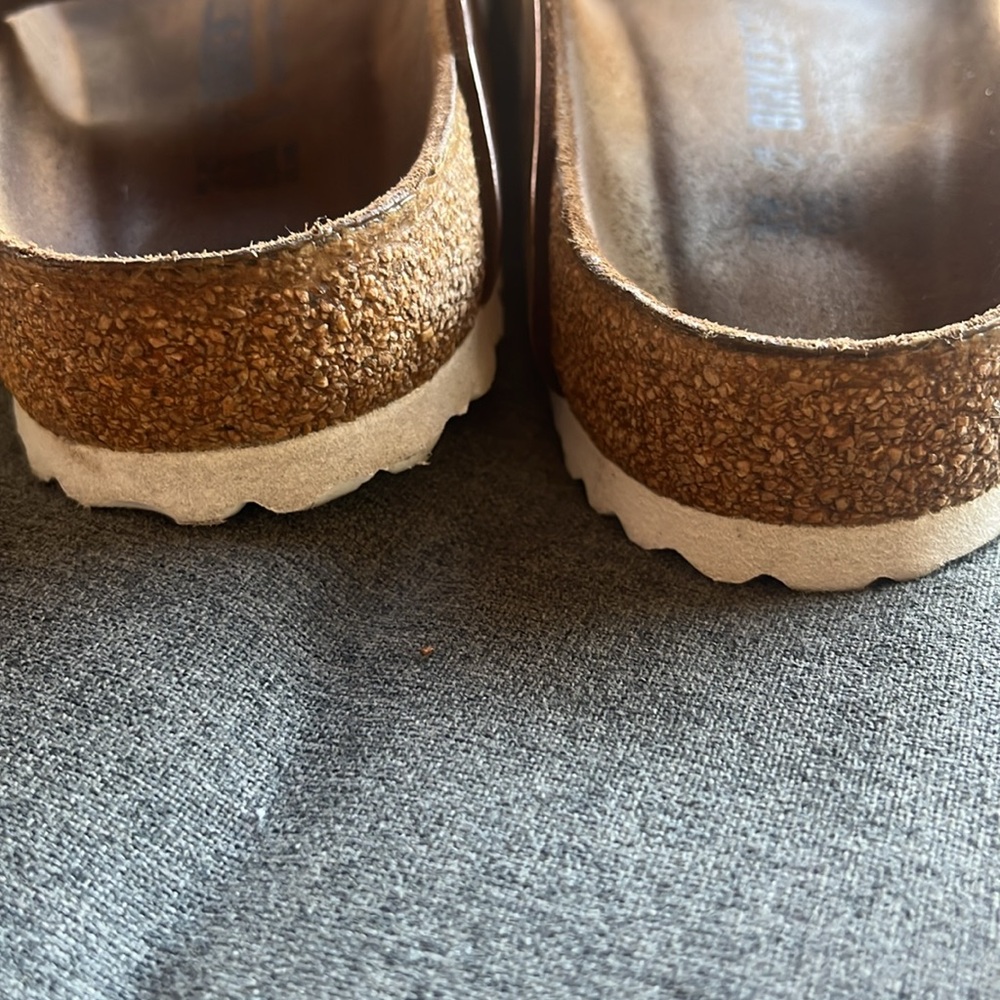 Birkenstock Rose Gold Sandals with Buckle - Picture 7 of 9